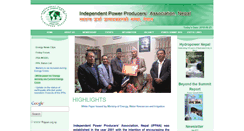 Desktop Screenshot of ippan.org.np